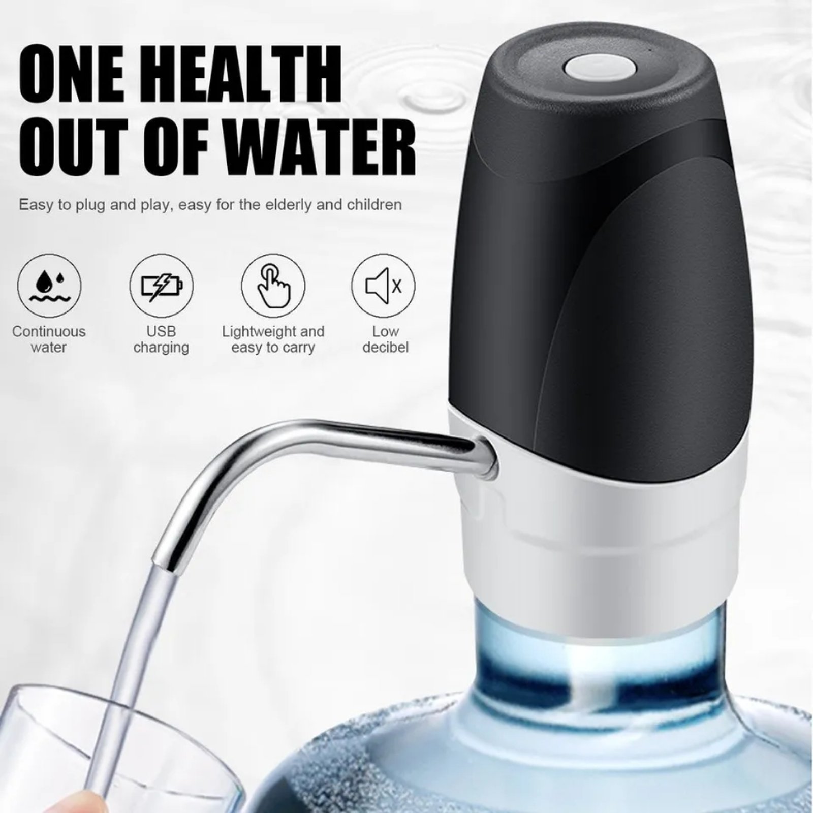 Portable Automatic USB Electric Rechargeable Water Dispenser Machine