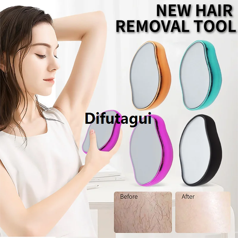Difutagui New specials Crystal Hair Eraser Physical Painless Easy Cleaning Reusable High Quality Hair Remover Body Beauty Depilation Makeup brushes Epilators