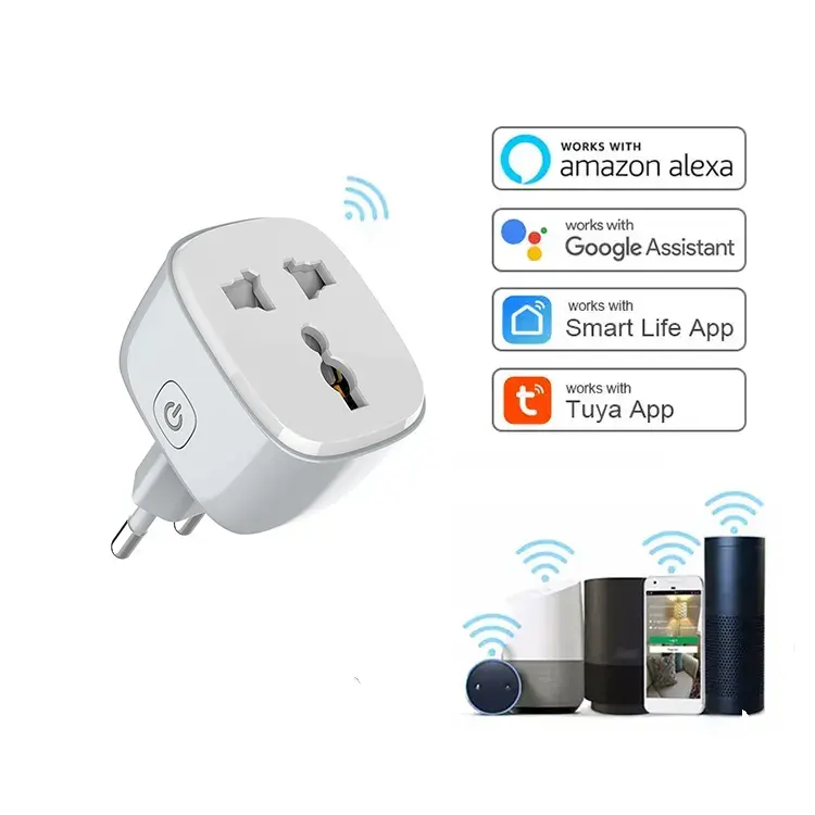 16A Tuya Zigbee Smart Socket EU Plug Home Automation Integration Realized Whole-house Intelligence Smart Life APP - image 1