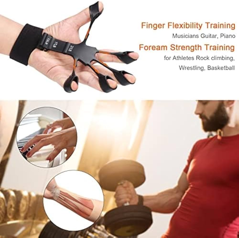 New Adjustable Finger Grip Strengthener