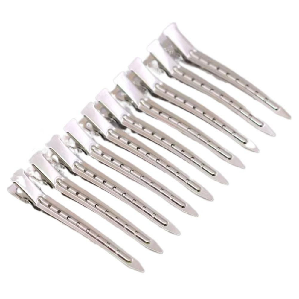10pcs Anti-slip Hairdressing Hairpins Makeup Duckbill clip Curl Hairclip Salon Barrettes Headwear No Crease Hair Clip DIY