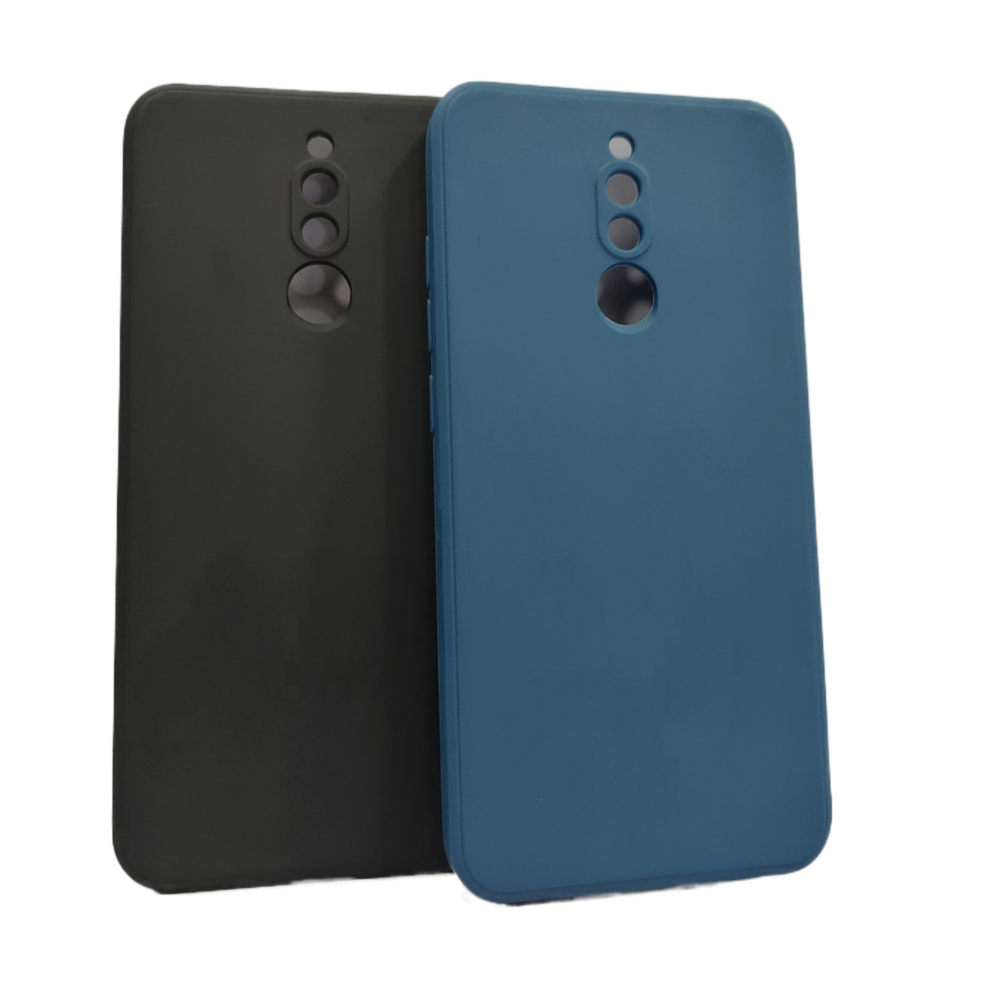 Mi Redmi 8 / Redmi 8A Dual (Same Size) Soft Silicone Cover Case | Microfiber Inside