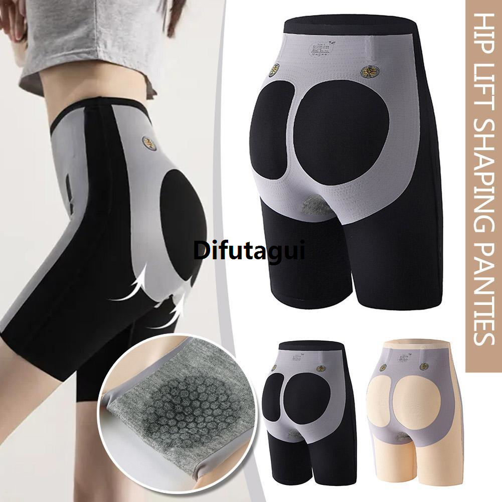 Difutagui 5D Latex Flat Belly Sheathing Panties Postpartum Butt Lift High Quality Safety Shorts Slimming Abdominal Waist Trainer Body Shaper