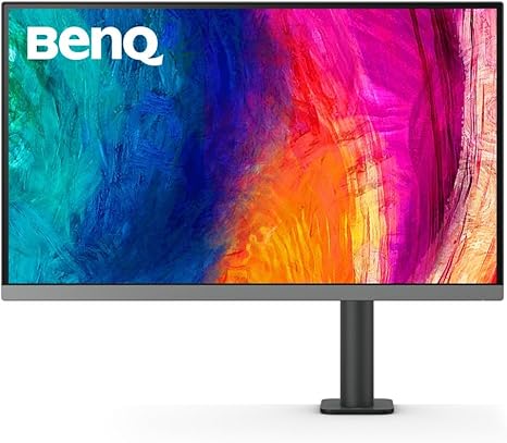 BenQ PD3205UA Designer Monitor (32" 4K | IPS | 60HZ | 99% sRGB | USB-C | Factory Calibrated | Argo Arm Desk)
