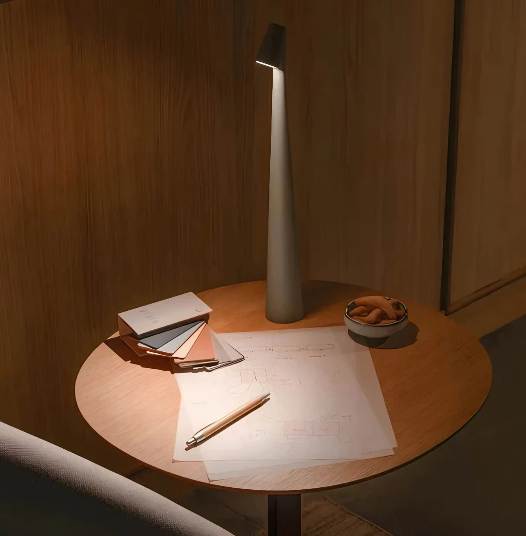 Modern LED Desk Lamp: 3Watt Power, Type C Charging, Touch Control Switch, 3-mode Dimming