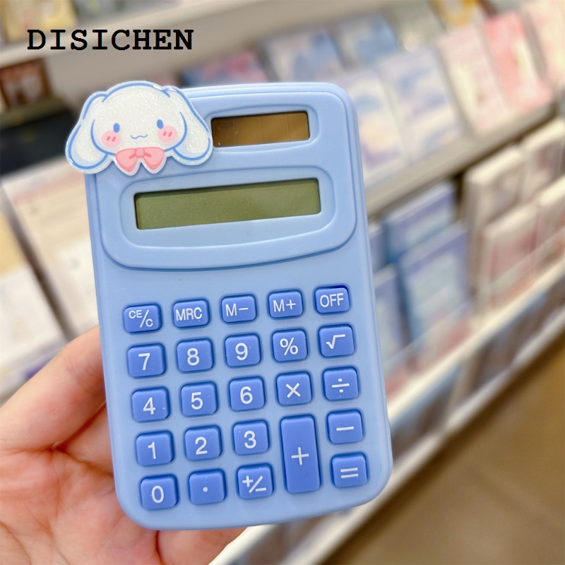 DISICHEN 2025 Sanrio jade dog cute hello kitty candy color calculator kuromi portable small computer student supplies anime