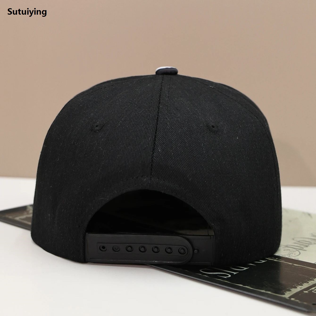 Sutuiying 1pc new NYC embroidered baseball cap for men and women High Quality with graffiti flat brim floral brim hip-hop cap