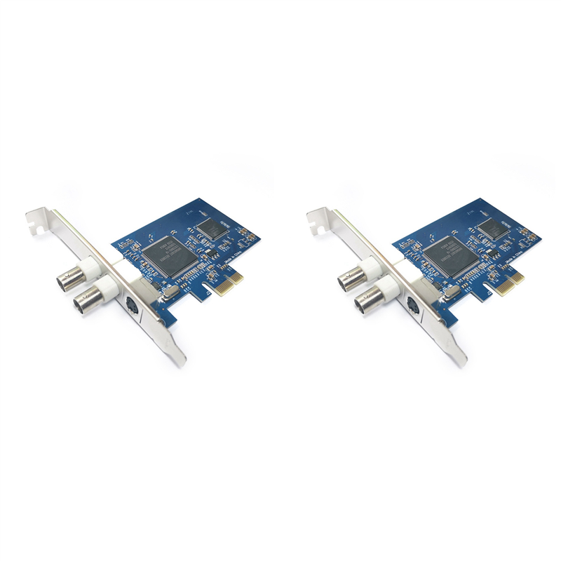 2X PCIE to BNC Capture Card CX23880+8892 Chip PCIE Surveillance AV/S Terminal SV2000 Video Capture Card