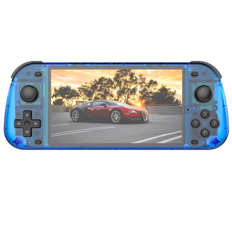 5.1INCH IPS Screen R50S Retro Handheld Game Console 128GB Linux System Dual Player Online Gaming Console