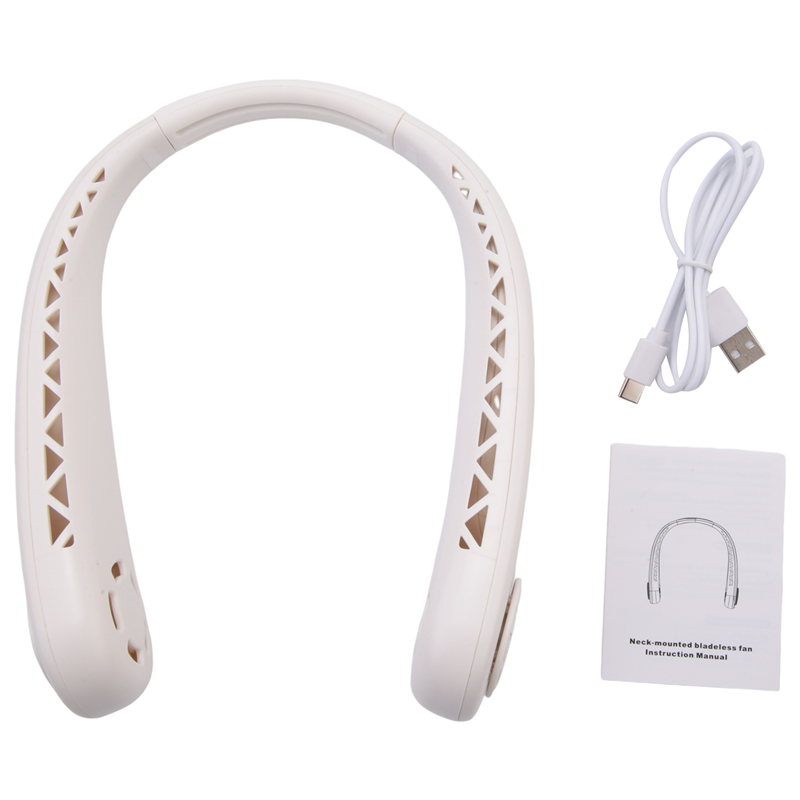 Portable Neck Fan, Rechargeable PeRsonal Hand-Free Fan, Pink