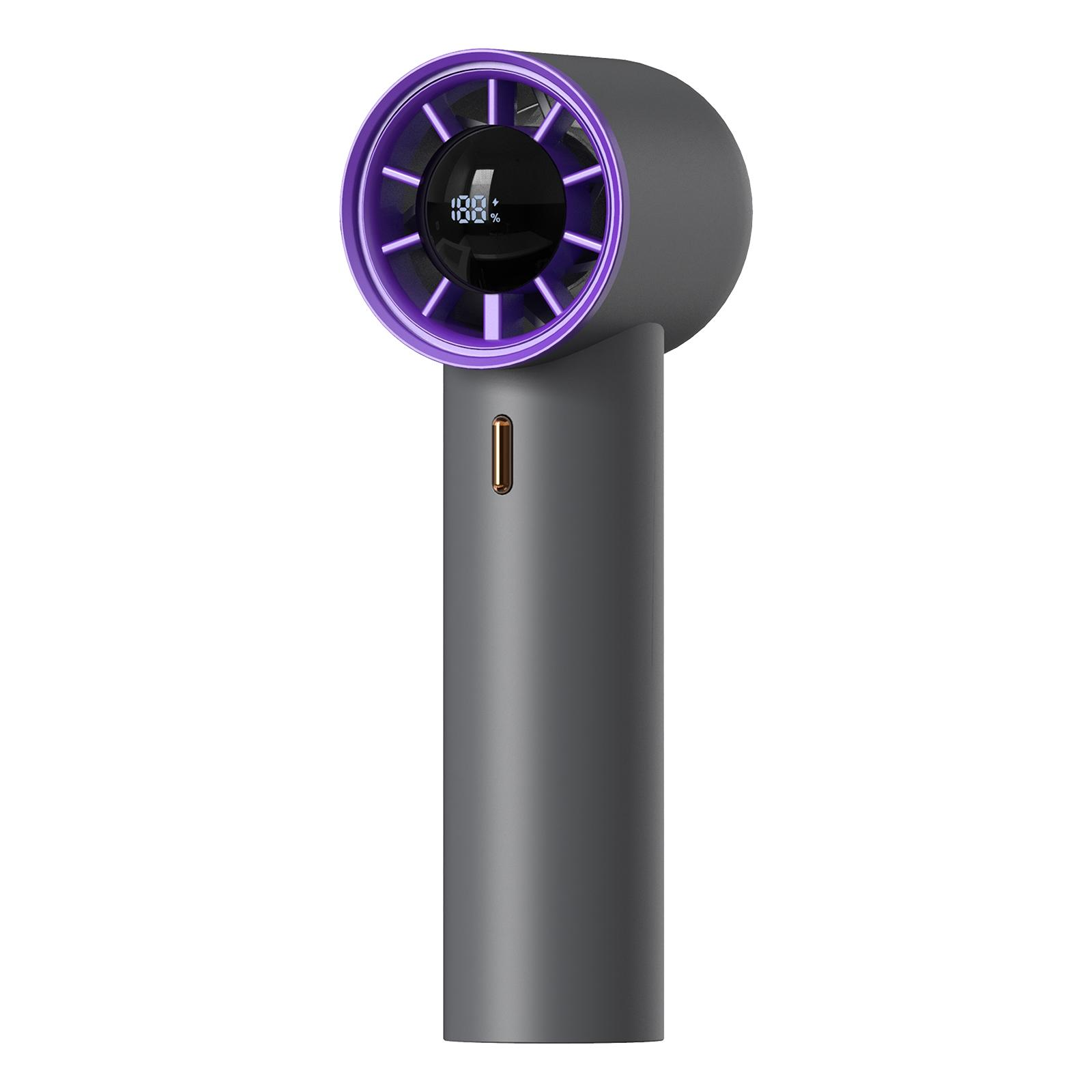 Prime Picks Premium Smart Digital Fan | Chiso Nepal Fan | Smart Digital Display High Speed Handheld Fan | 100 Speed Adjustable Rechargeable Portable Mini Fan | Type-C USB Charging Personal Cooling Fan for Home, Office, Travel & Outdoor