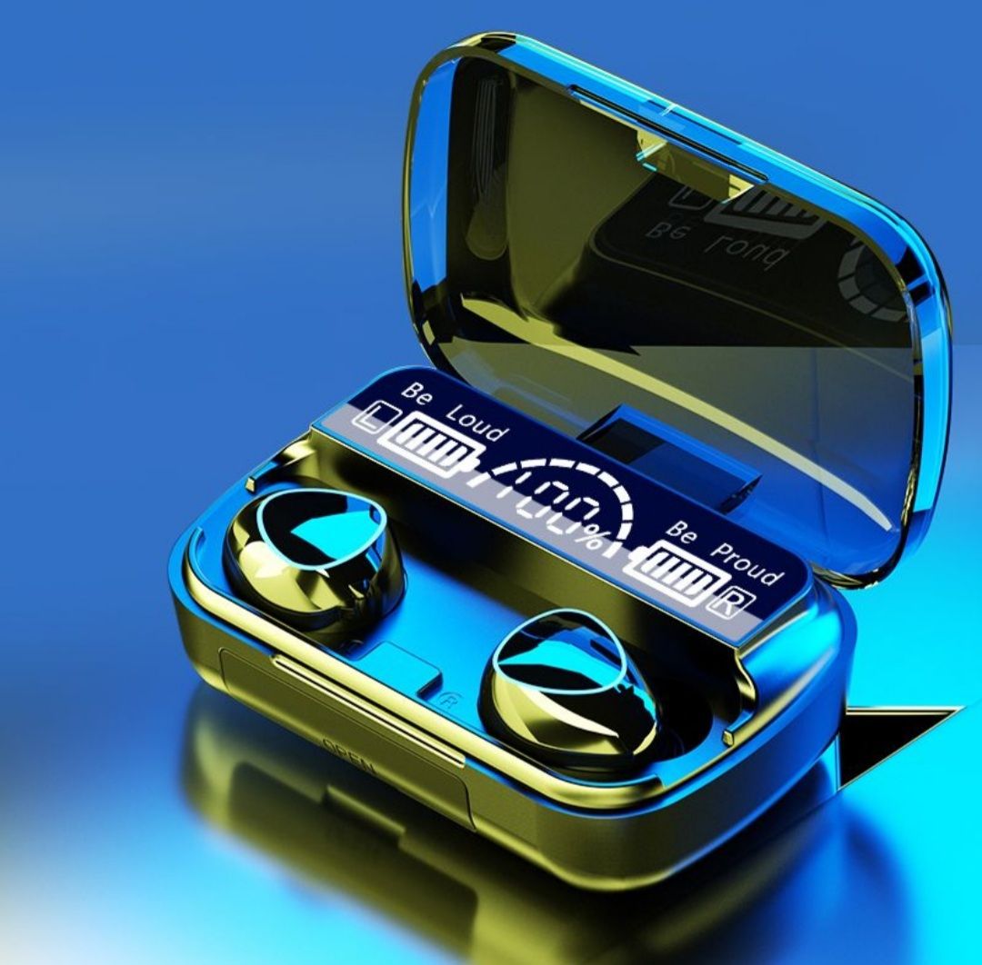 M10 TWST2 Bluetooth Wireless Earbuds With Mini Power Bank