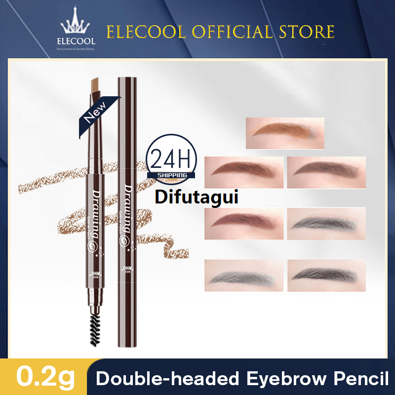 Difutagui High Quality 7 Color Natural Makeup Double Head Super Fine Eyebrow 【2025 Version】 Pencil Waterproof Long Lasting Easy Ware Eye Brow Make Up Pen
