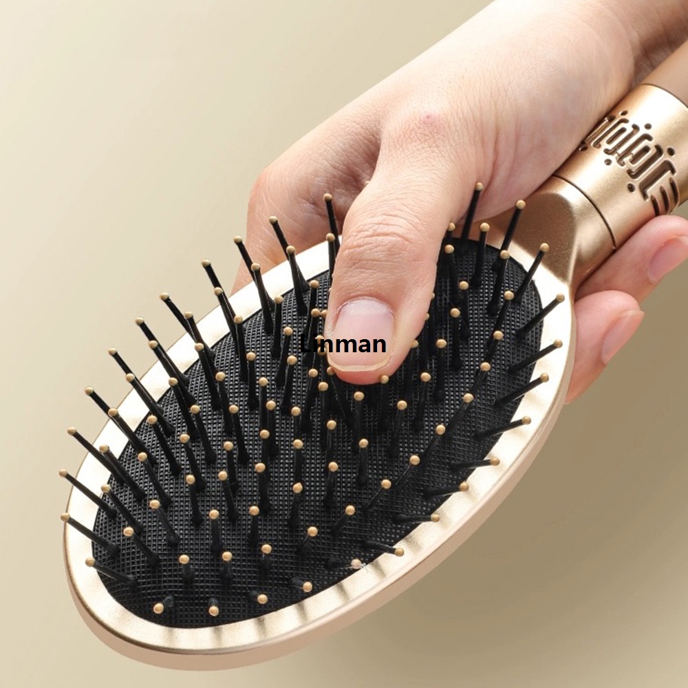 Linman Marseilis Hair Massage Air CushionComb Brush Scalp Hairbrush DetNew style angle Anti Static Salon SPA Hairdressing Styling Tool Oval Round