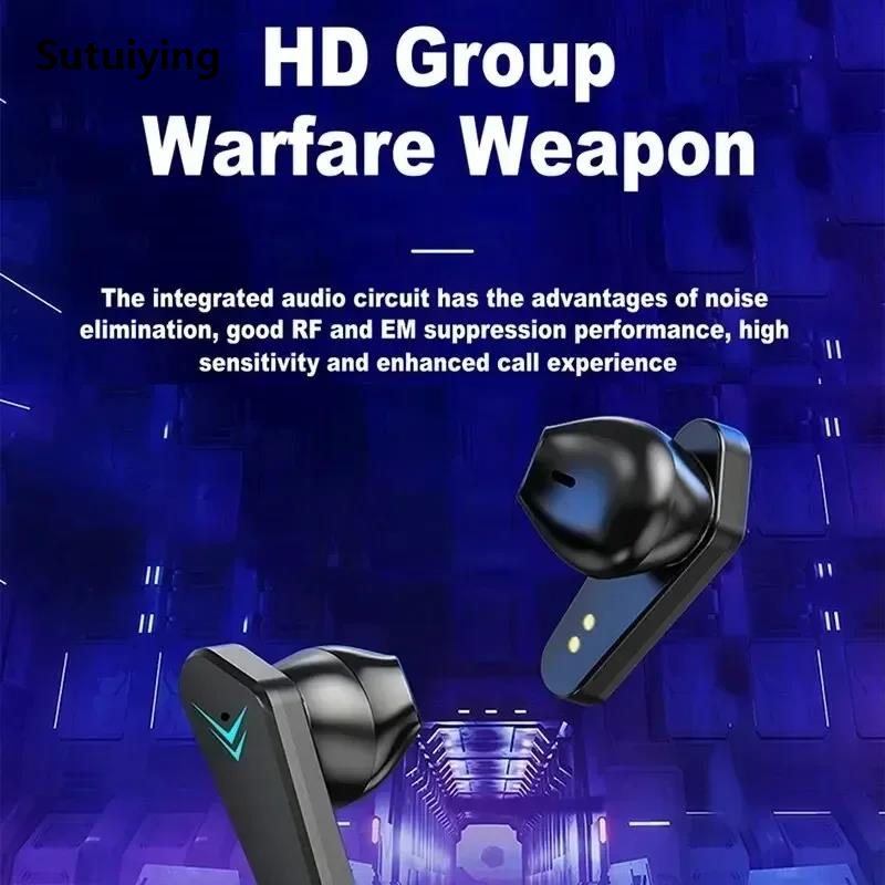Sutuiying NEW X15 TWS Earphones Bluetooth Wireless Gamer Headphones 65ms Fifty percent discount Low Latency Earbuds Fone Gamer Headset Gamer With Mic Handfree