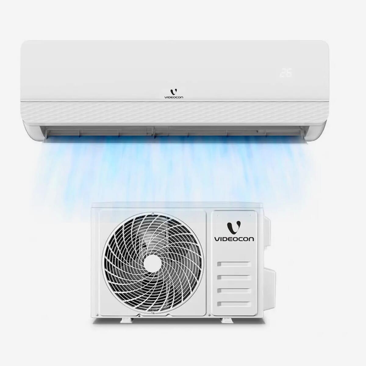 Videocon 2.00 Ton Air Conditioner Cooling Heating Split AC Climate Control Home Appliance Energy