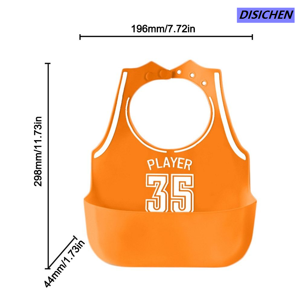 DISICHEN 【Limited stock】 Accessories BPA Free Baby Bibs Waterproof Soft Baby Apron Adjustable Kid Eating Bib