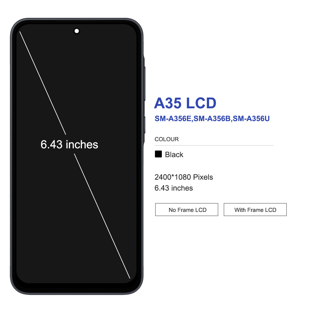 HOT For AMOLED With Frame For Samsung S8 G950 G950F Touch Screen Digitizer LCD Display Assembly For Samsung S8 LCD