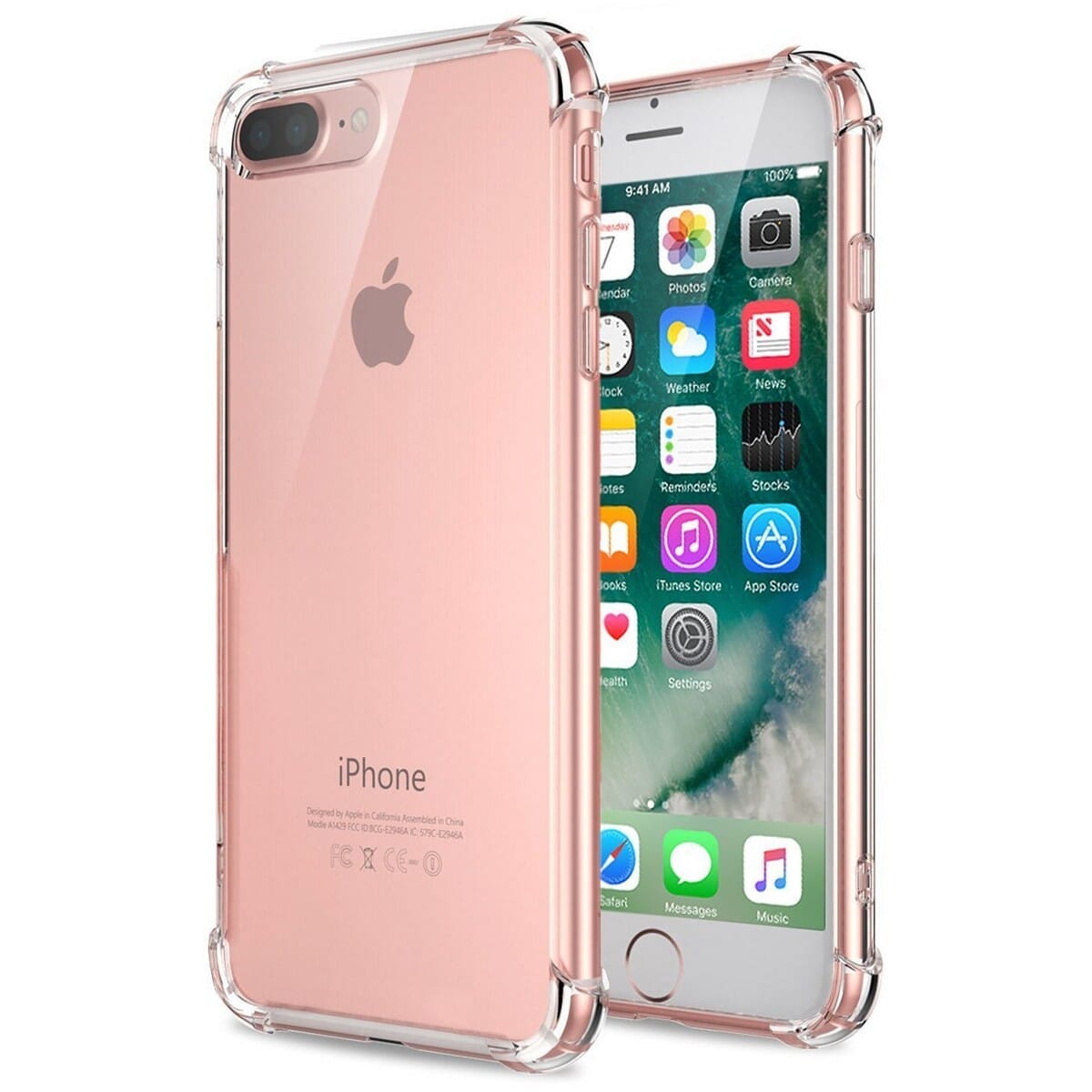 Soft Transparent Shockproof Hybrid Protection Back Case Cover for Apple iPhone XR
