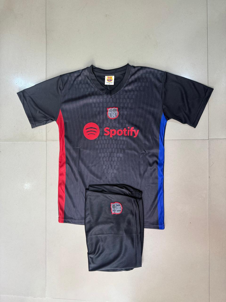 Barcelona Club Jersey With Shorts