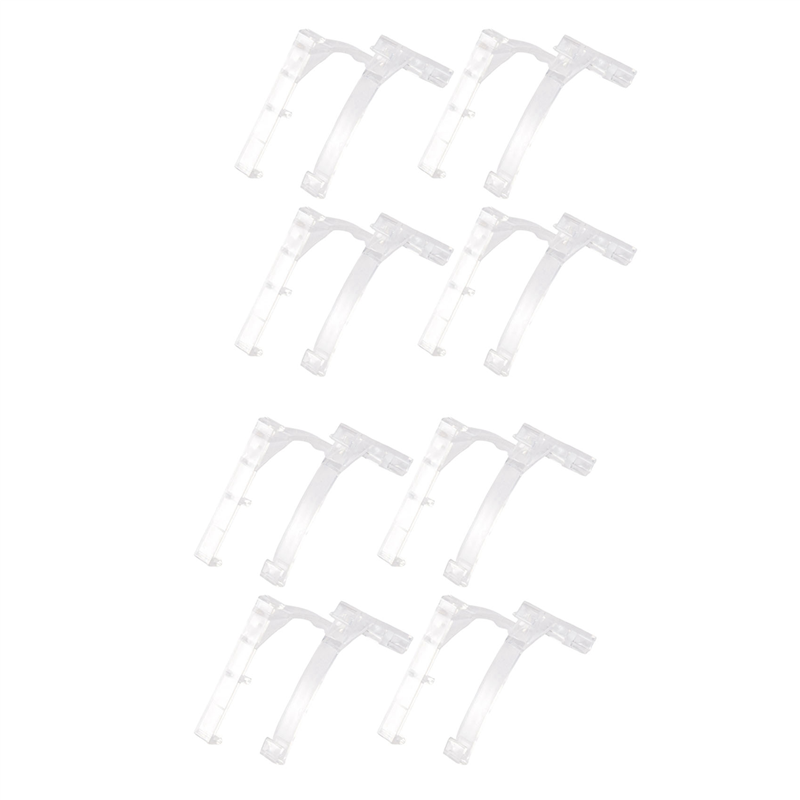 NAMUNY 2X Valance Clips Plastic Vertical Blinds Brackets 3.5 Inch Vertical Blinds Clear for Blinds Parts Accessory Components