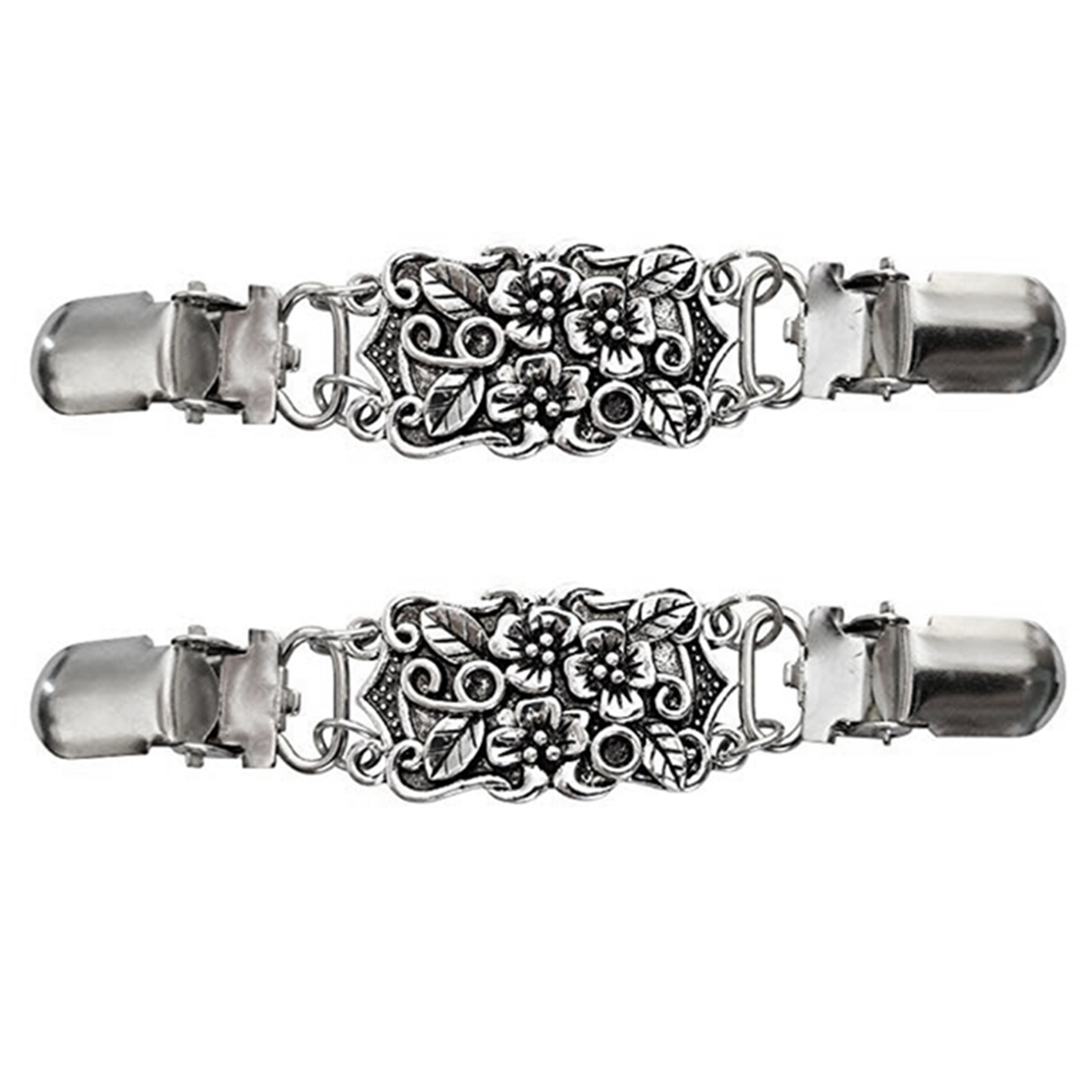 fasdaga 2X Retro Cardigan Clip Sweater Clip Women Filigree Cinch for Back of Dresses Shawl Clip