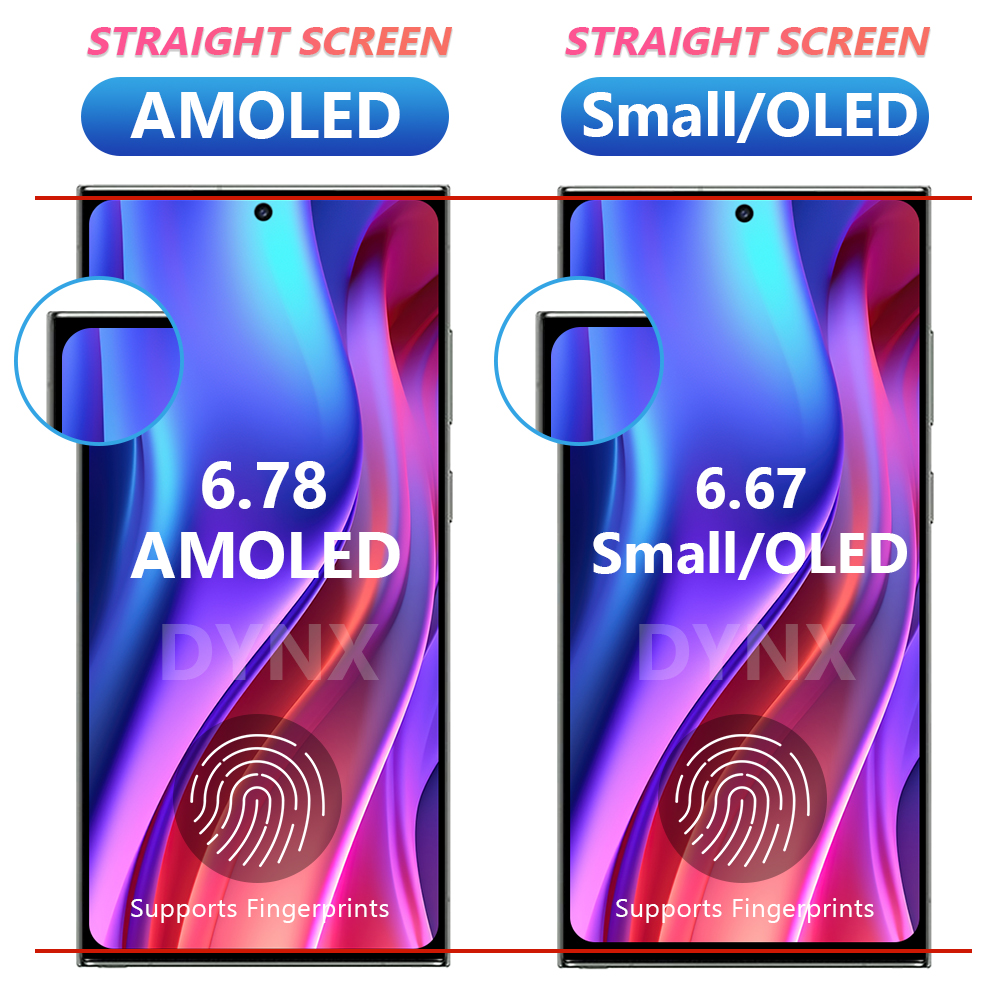 HOT AMOLED For Samsung S23 Ultra S918E S918B S918U S918N LCD S23Ultra Display With Frame Touch Screen Digitizer Assembly