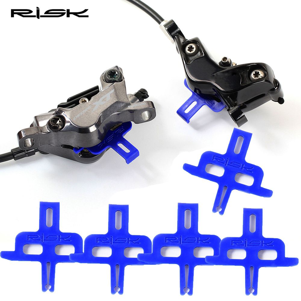 10pcs Plastic MTB Bike Parts Red Spacer Instert Bicycle Brakes Spacers Hydraulic Disc Brake Pads