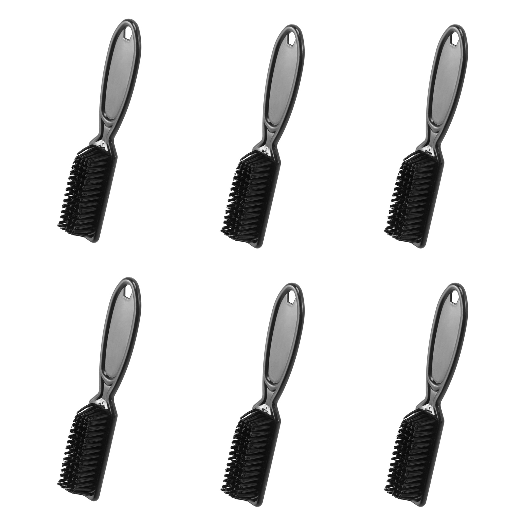 fasdaga 6X Fade Brush Comb Scissors Cleaning Brush Barber Shop Skin Fade Vintage Oil Shape Carving Cleaning Brush