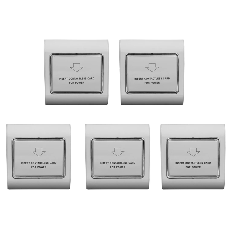 ARELENE 5X Hotel Switch Delayed Off Energy-Saving Induction Card Three-Wire Induction 40A Low Frequency 220V