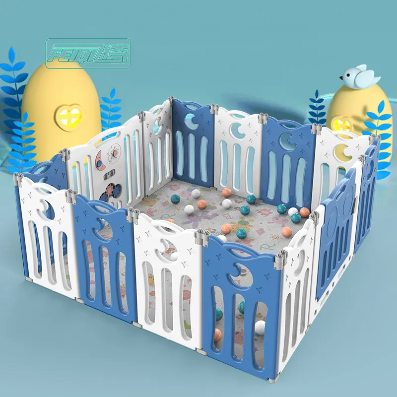 First Cry-Baby Kids Foldable Playpen Fence