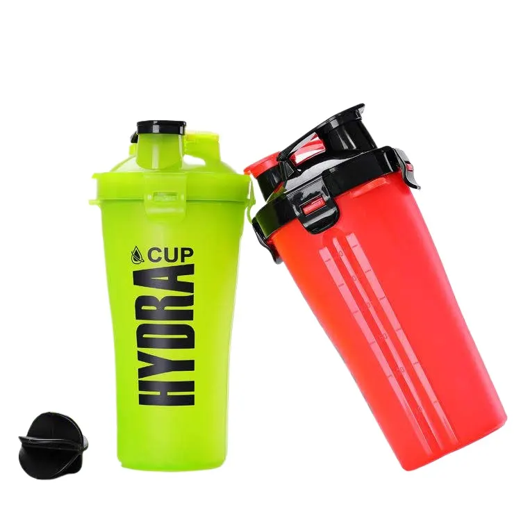 Dual Compartment Protein Shaker Bottle