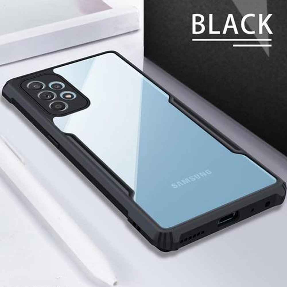 For Samsung Galaxy A53 5G - Phone Case Transparent Hard Armor Cover Full Protector Back Cover