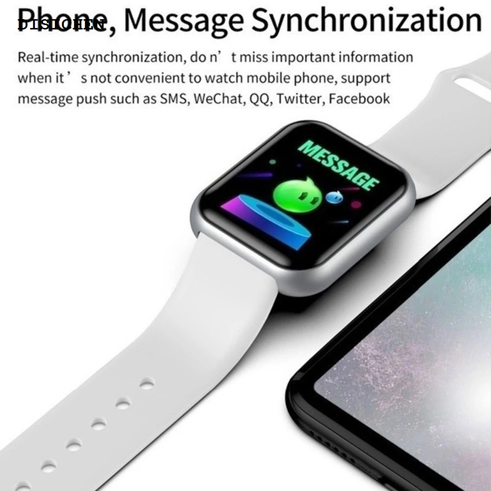 DISICHEN Hot Selling For Xiaomi Huawei D20 Pro Bluetooth Smart Watch Men Women Heart Rate Monitor Sport Smartwatch Y68 Blood Pressure Fitpro Tracker