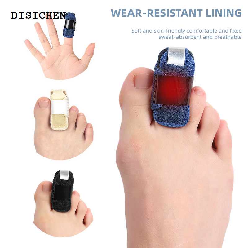 DISICHEN 【2025 Version】 1Pcs Toe Splint Straightener Hammer Separator Corrector Crooked Fingers Claw Stabilizer Support Feet Care Corrector Pain Relief