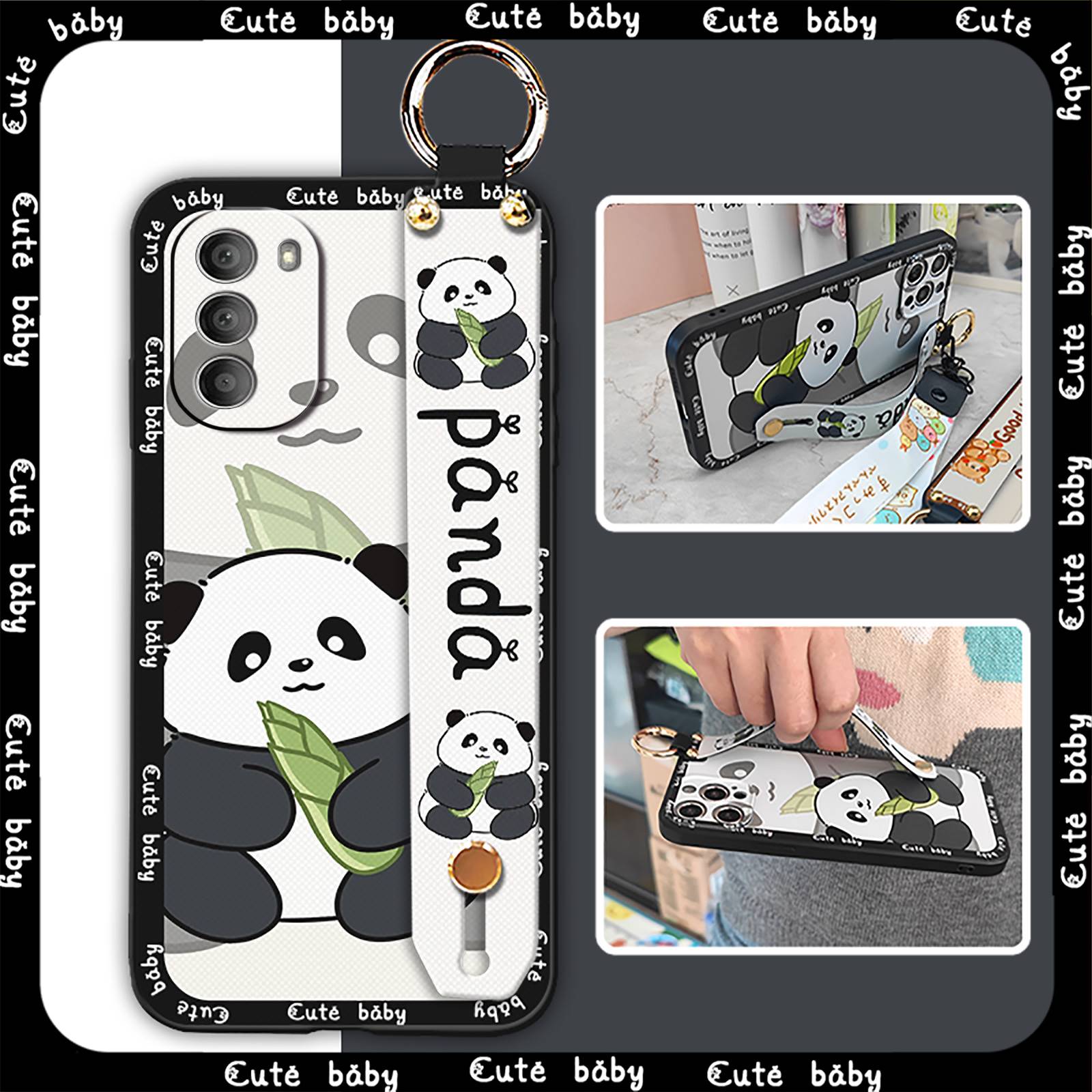 Soft case geometry Phone Case For MOTO G51 5G cell phone cover phone case Silicone Waterproof phone pouch simple Anime