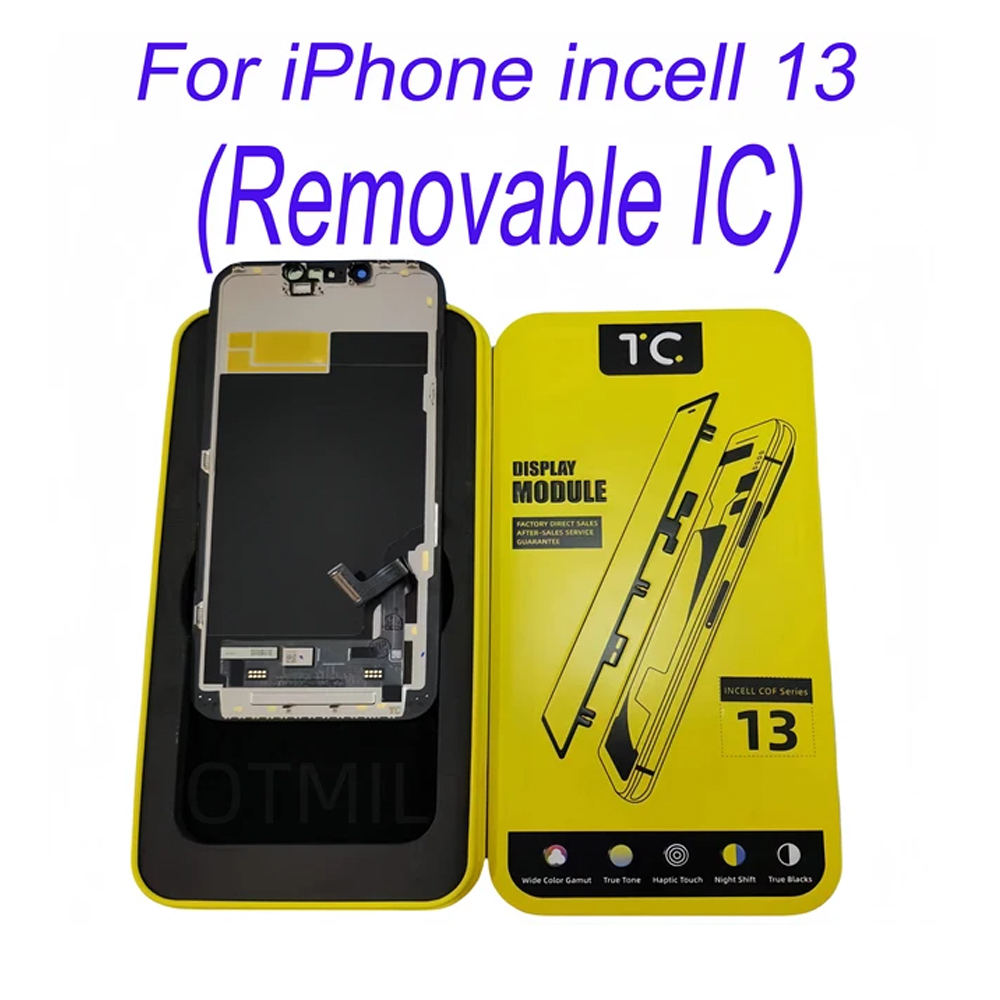 HOT With/No IC Chip Soft incell Touch Digitizer Assembly For iPhone 13 14 ProMax 15 Pro LCD Display Solves Non-genuine Screen Pop-up