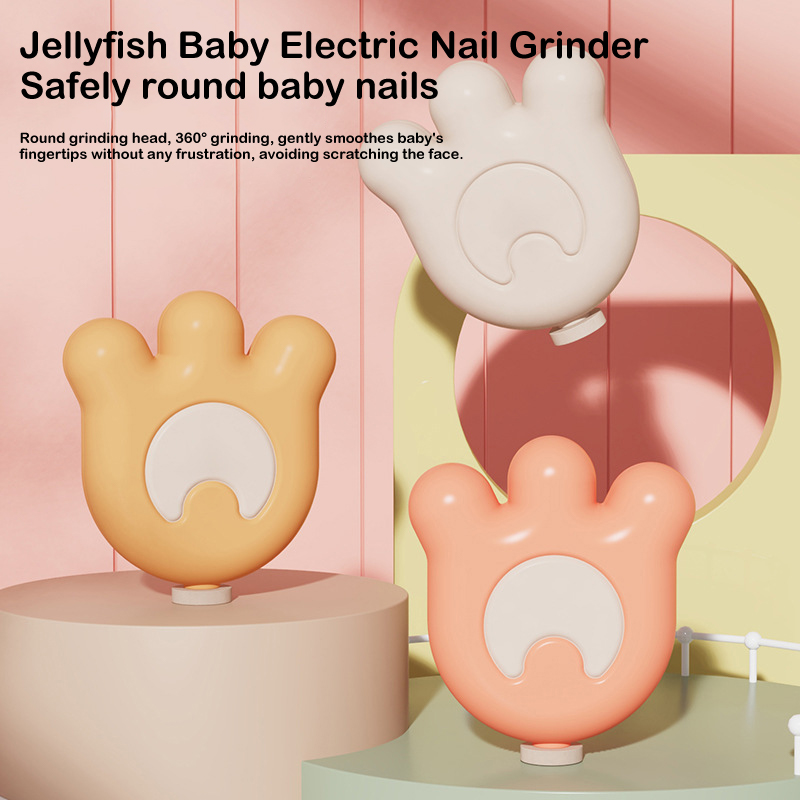 Mini Portable Electric Safe Baby Nail Trimmer Nail Clippers Toes Fingernail Trimmer Kid Nail Polisher Tool New Born Care
