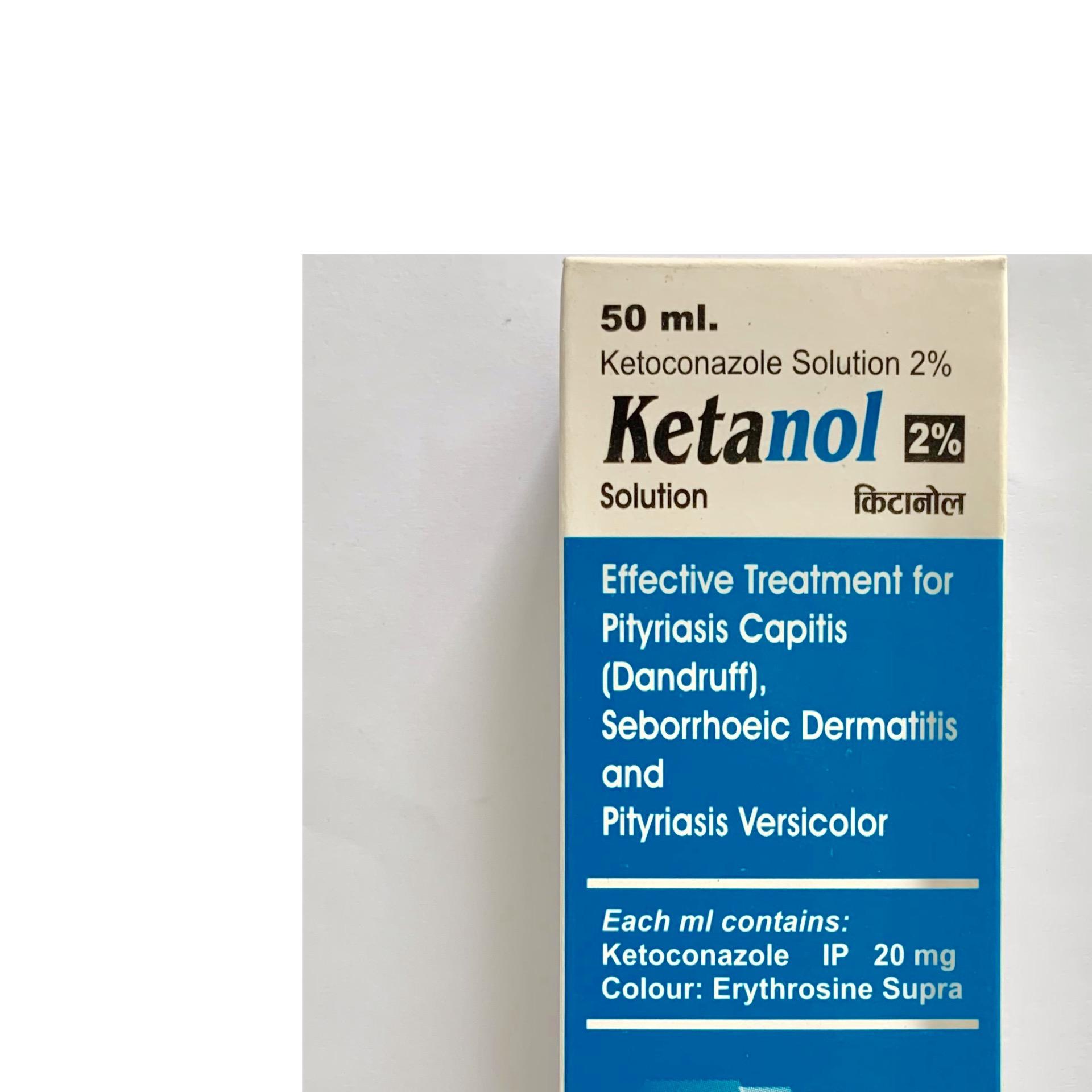 Ketanol Solution, For Dandruff Treatment, Ketoconazole Solution 2%, A Product Of Nepal, 50Ml