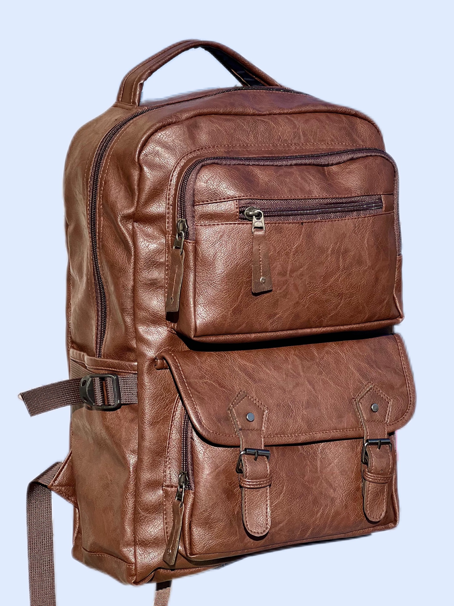 NEW 2025 Leather Bag For Unisex| Backpack Genuine PU Fabrics For College And Office Purposes
