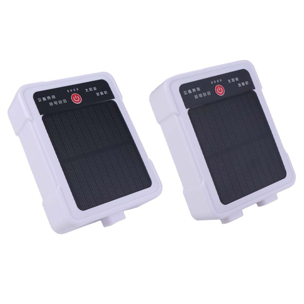 Adjustable Rechargeable Solar Oxygen Pump Ultra Silent Automatic Portable Aerator 2-4L/min Water Proof Fishing Oxygen Pump Fish