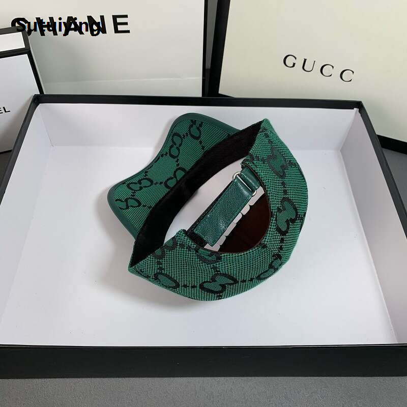 Sutuiying New style New Big G-Letter Classic Old Flower Duck Tongue Canvas Original Embroidery Baseball Universal Fashion Hat for Men and Women