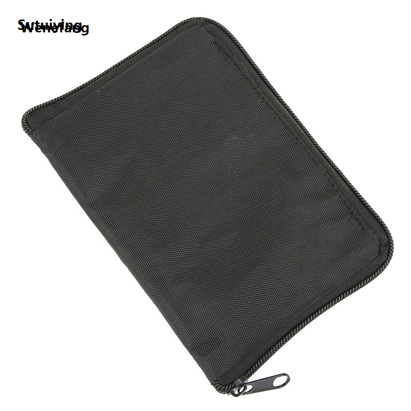 Wenefang Sutuiying Portable Blood Glucose Meter Storage Bag Blood Pressure And Oxygen New Fashion Meter Carrier Organizer Black Zipper Storage Bag Household