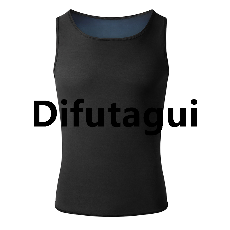 Difutagui Sweat Sauna Men Shapers Premium Slimming Shapewear Abdominals Luxury Workout Sauna Tank Top Waist Trainer Vest