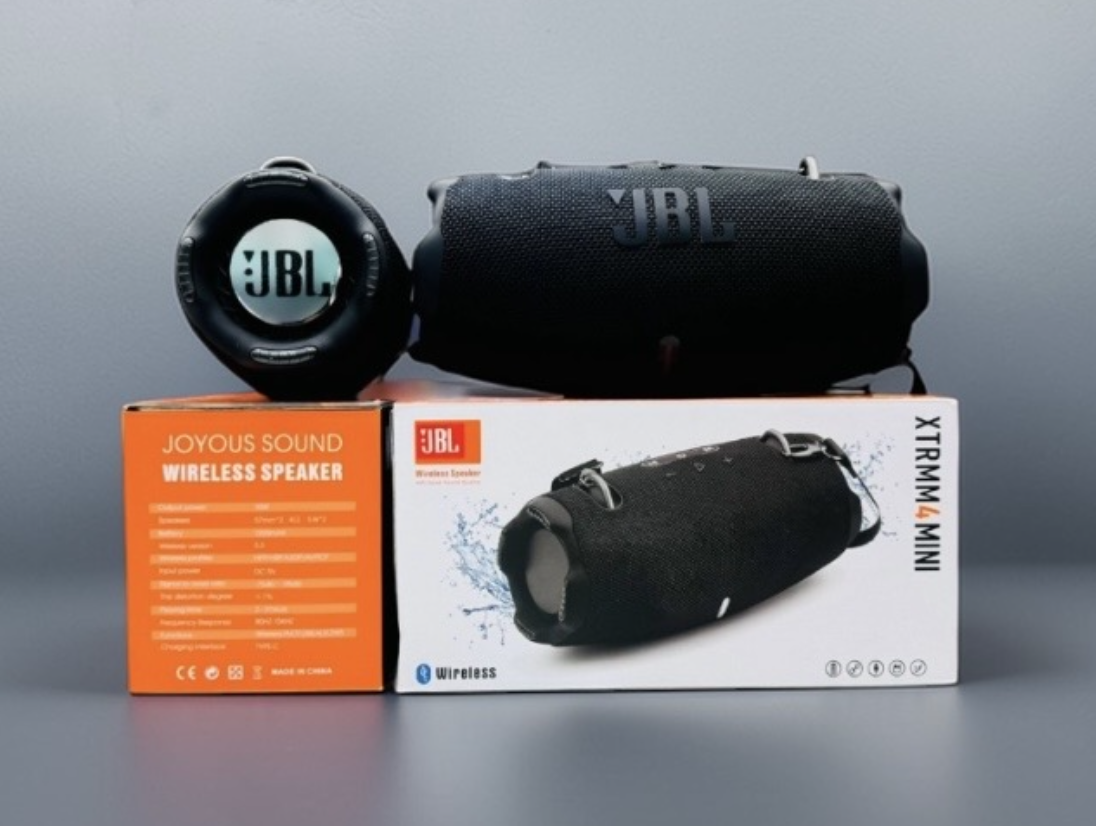 Xtreme 4 Mini (copy) Portable Bluetooth Speaker | Deep Bass Wireless Speaker | RGB Light | Waterproof Design | Long Battery Backup | Outdoor & Travel Speaker