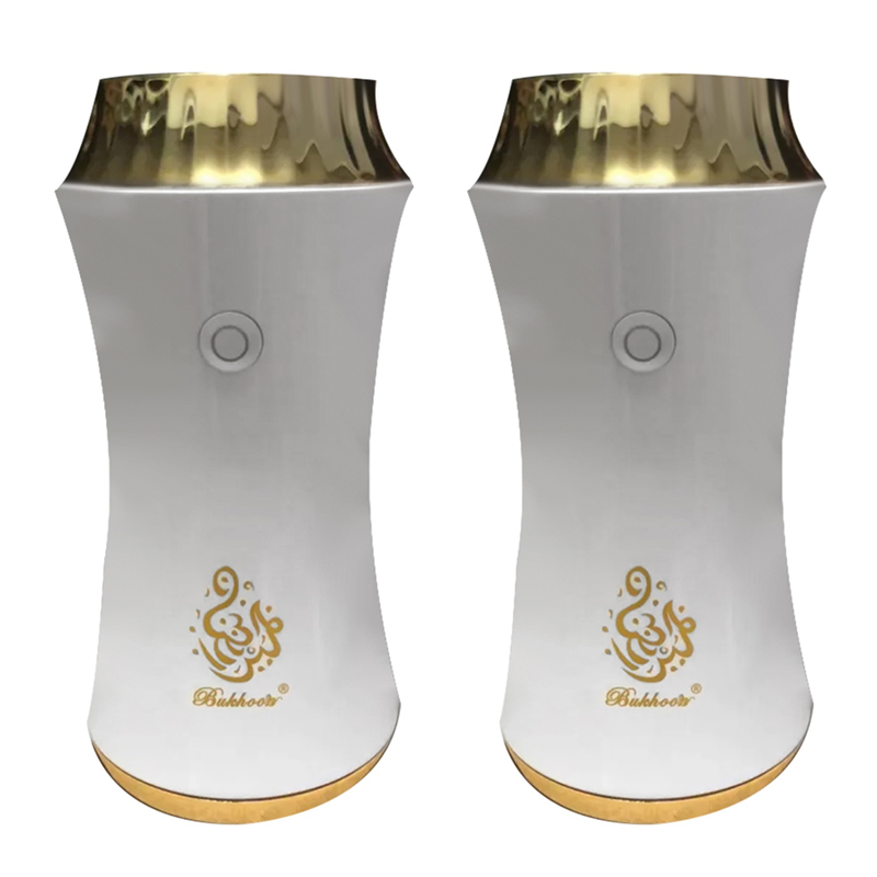 JINMY 2X Burner Portable Electric Dukhoon Arabian Censer Rechargable Car Incense Burner Aroma Diffuser Ramadan Gifts C