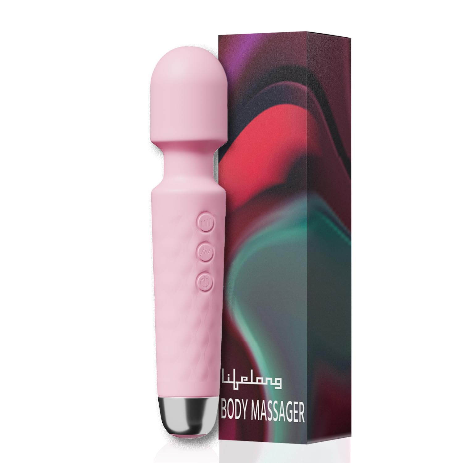 Massager Machine for Women -Rechargeable Wireless Mini Body Massager with 20 Vibration Modes,Fast Charging, 8 Speeds and Water Resistant-Massager Machine for Full Body