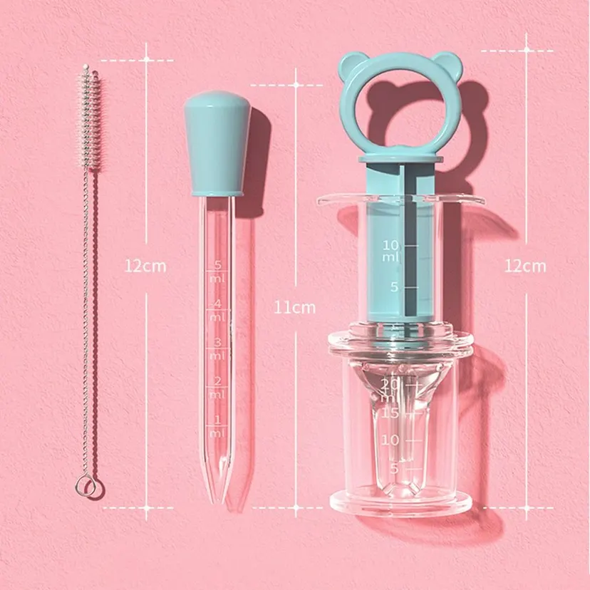 Vylon High Quality PP Storage Box Toddler Medicine Feeder Infant Baby Dropper Type Feeder Anti-Choke Safety