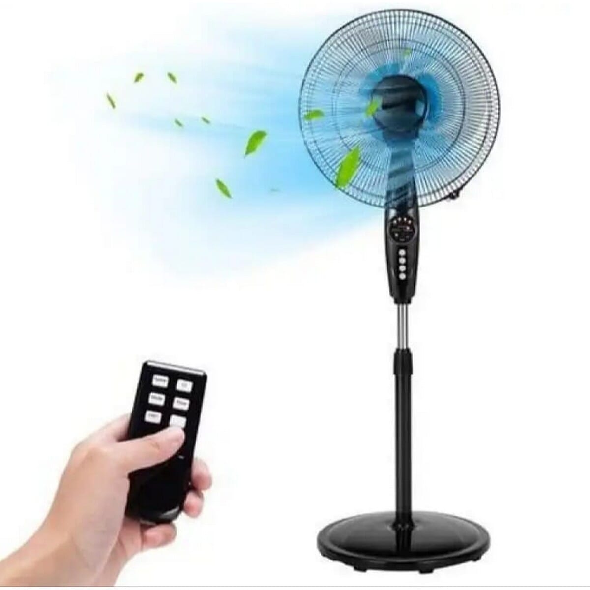 Dish D-1614R Stand Fan With Remote And Sensor Touch Control