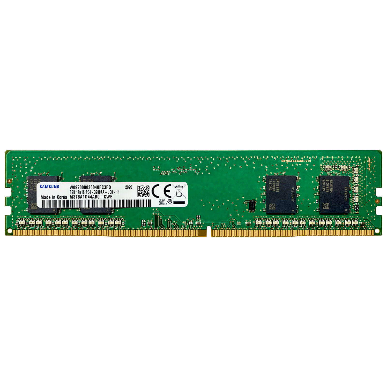 Samsung 8GB DDR4 PC4-3200T Desktop RAM Memory Module UDIMM 260 Pin For PC Computer Upgrade High Speed Reliable Performance